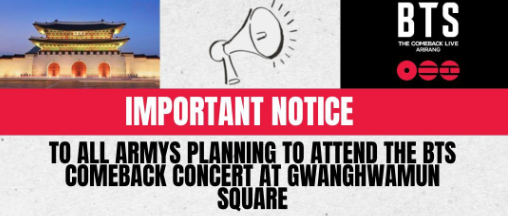 BTS Comeback Concert at Gwanghwamun Square: 230,000 ARMY Expected as Seoul Ramps Up Safety Measures