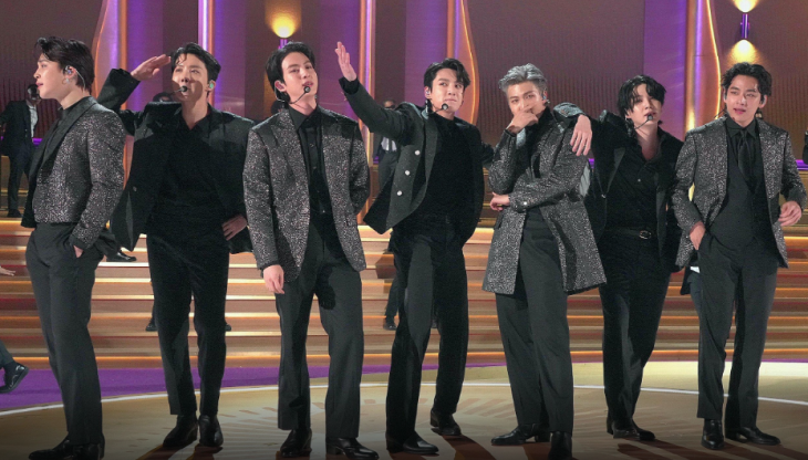 BTS's 'Butter' Grammy Performance Breaks YouTube Record with Over 100 Million Views